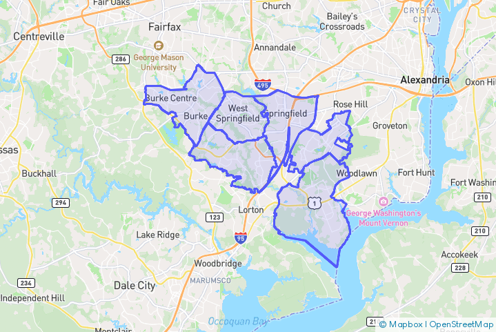 Service Area Map