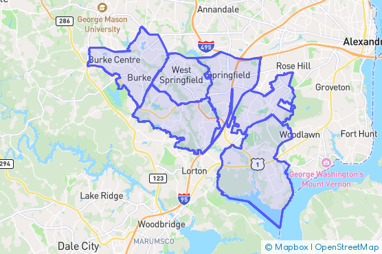 Service Area Map