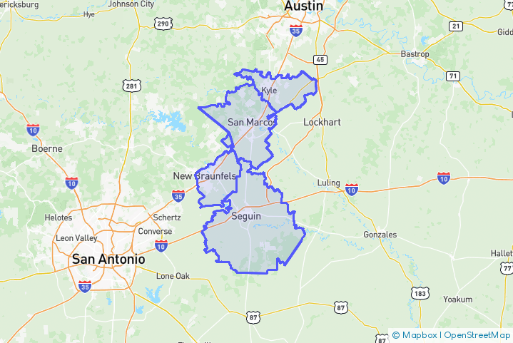 Service Area Map