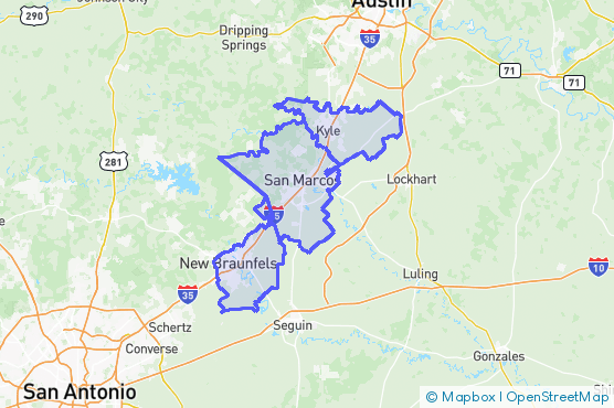 Service Area Map