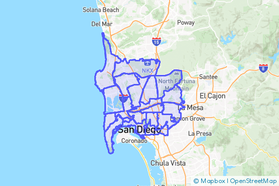 Service Area Map