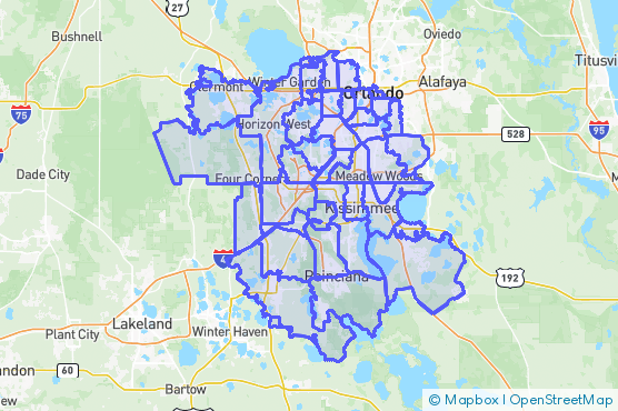 Service Area Map