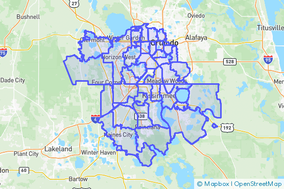 Service Area Map