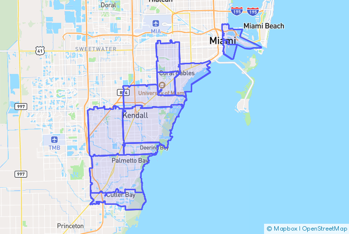 Service Area Map