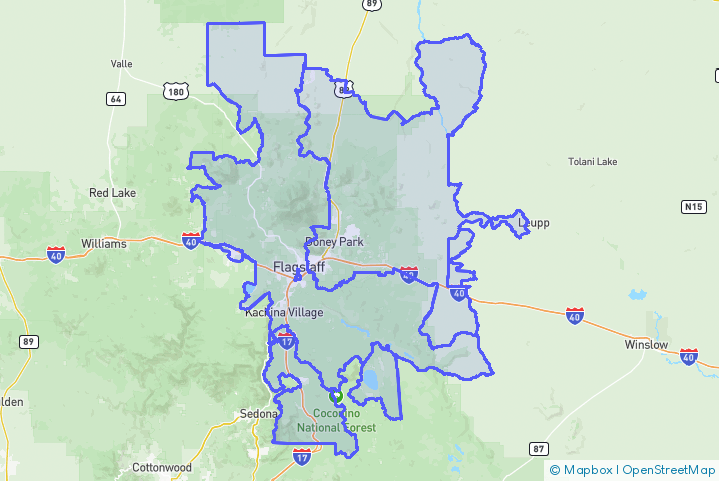 Service Area Map