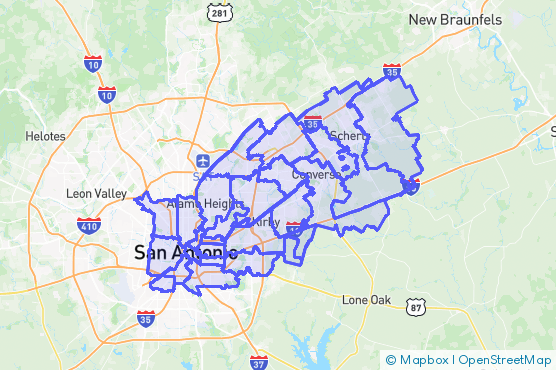 Service Area Map