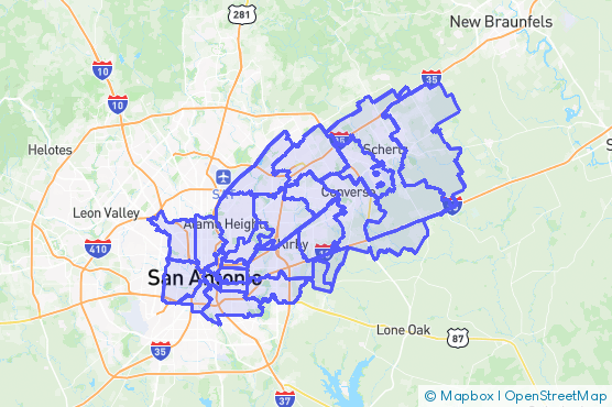 Service Area Map