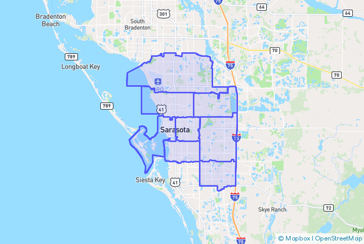 Service Area Map