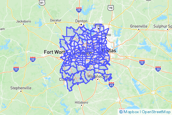 Service Area Map