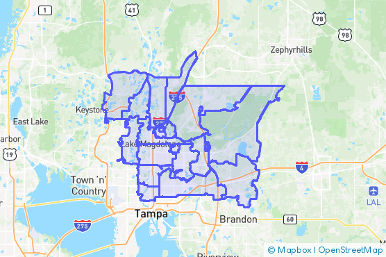 Service Area Map