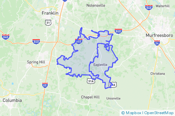 Service Area Map