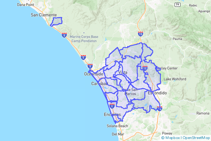 Service Area Map