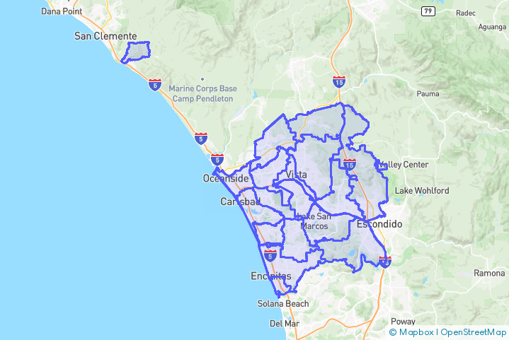 Service Area Map