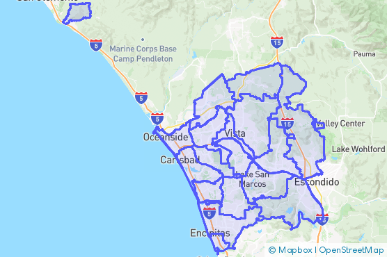 Service Area Map