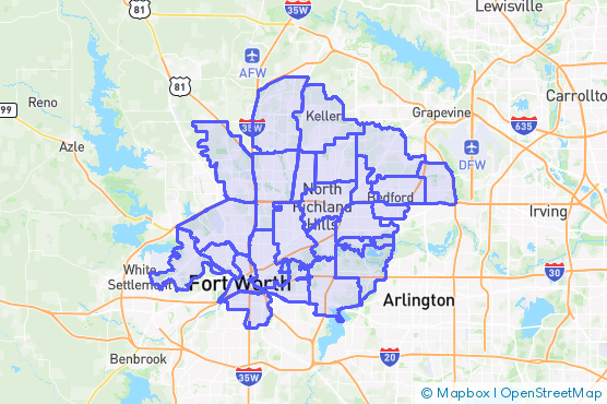 Service Area Map