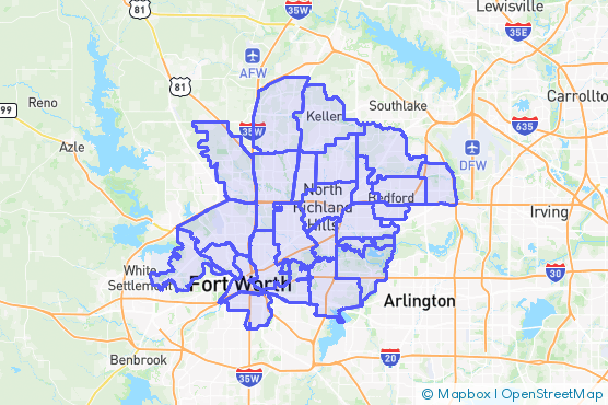 Service Area Map