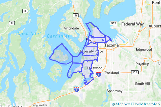 Service Area Map