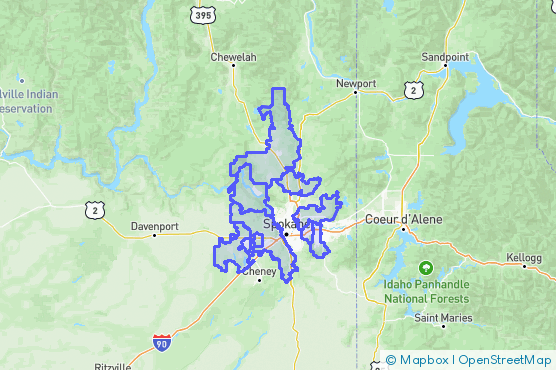 Service Area Map