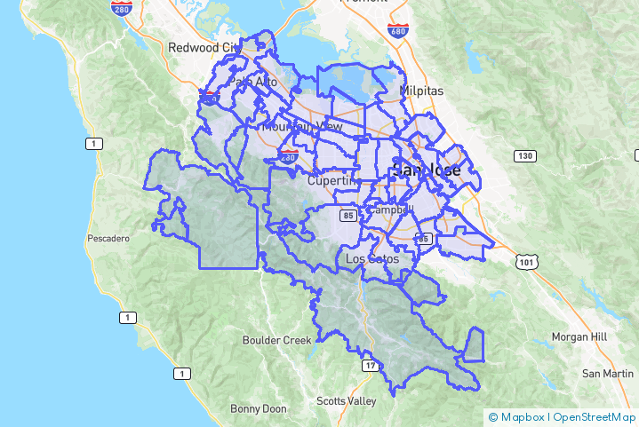 Service Area Map