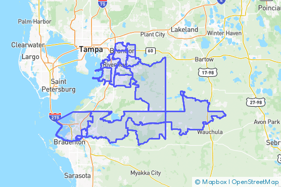 Service Area Map