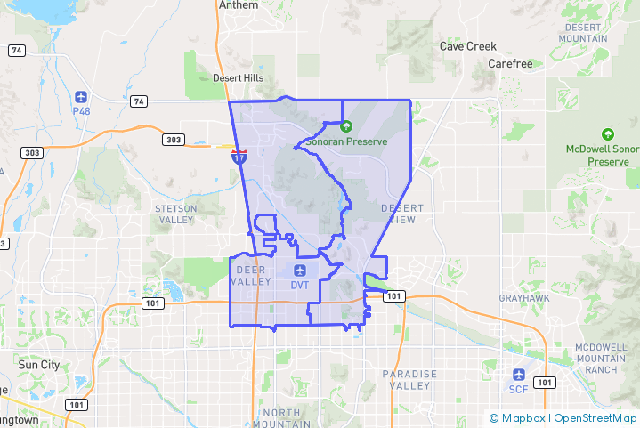 Service Area Map