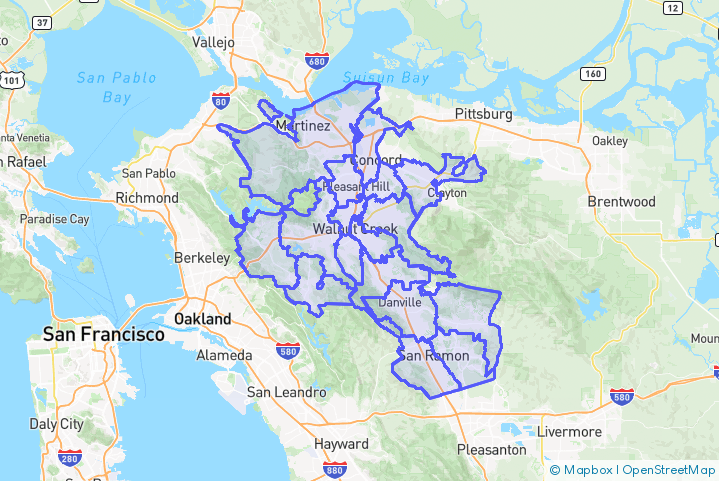 Service Area Map