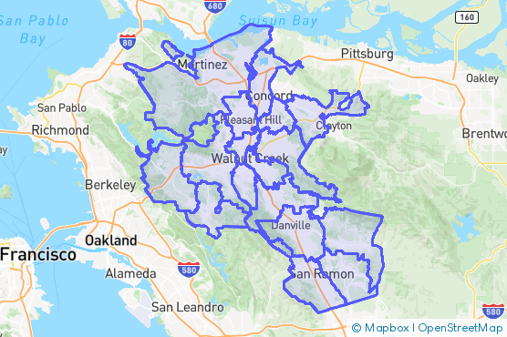 Service Area Map