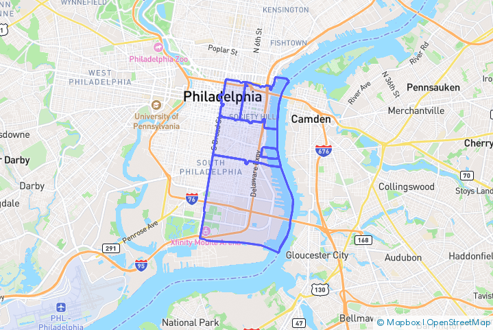 Service Area Map