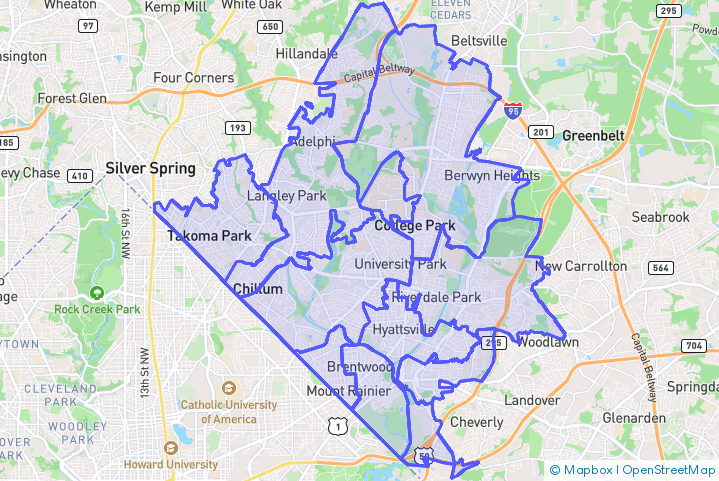 Service Area Map