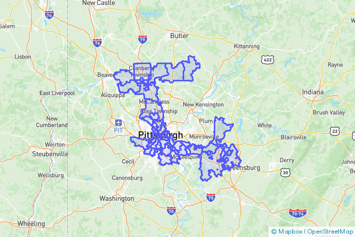 Service Area Map