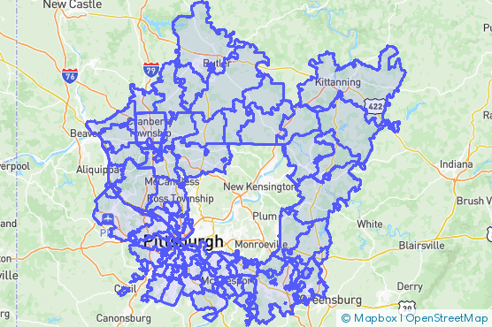 Service Area Map