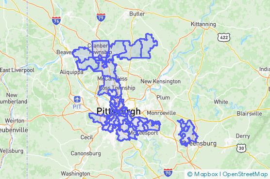 Service Area Map
