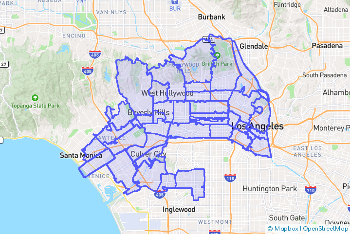 Service Area Map