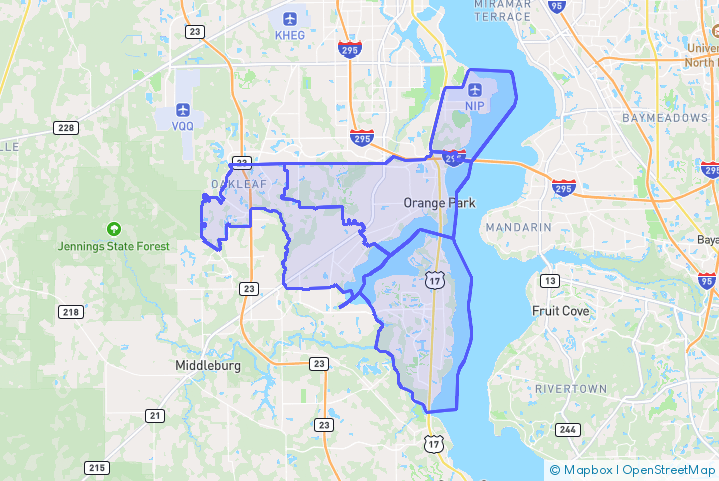 Service Area Map