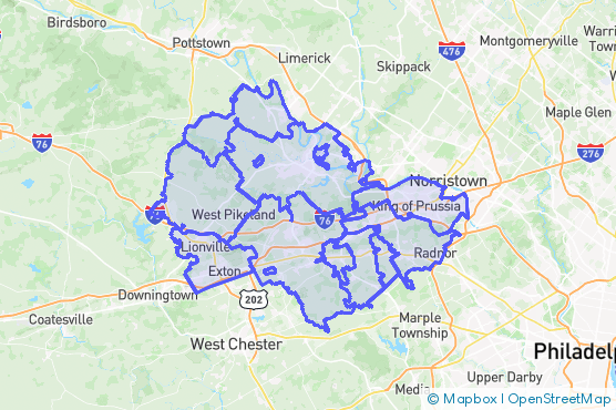 Service Area Map
