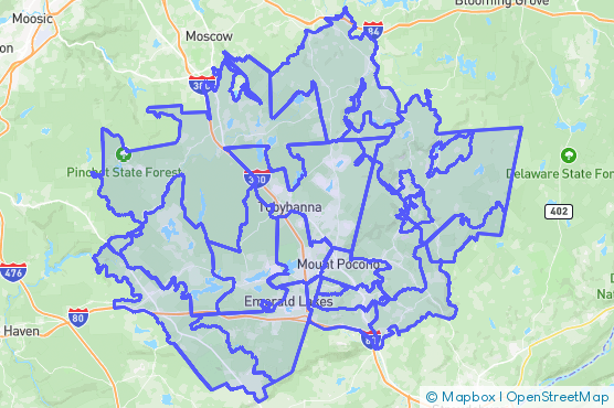 Service Area Map