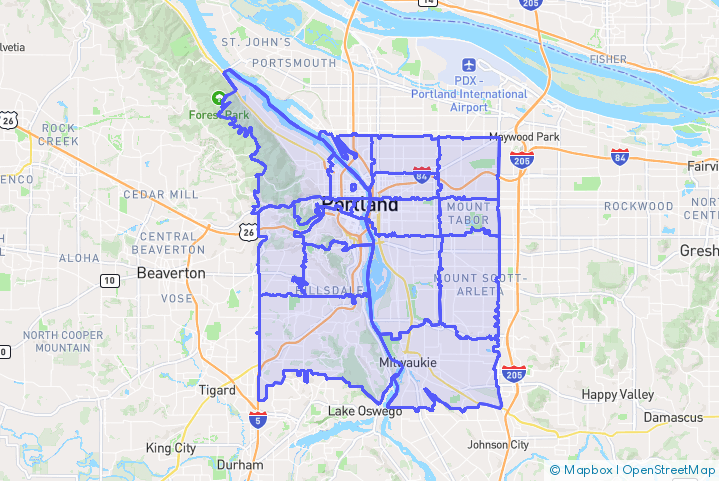 Service Area Map