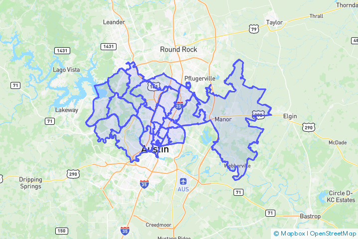 Service Area Map