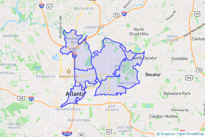 Service Area Map