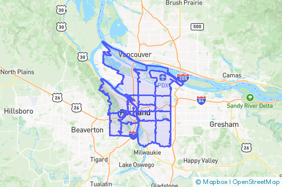Service Area Map