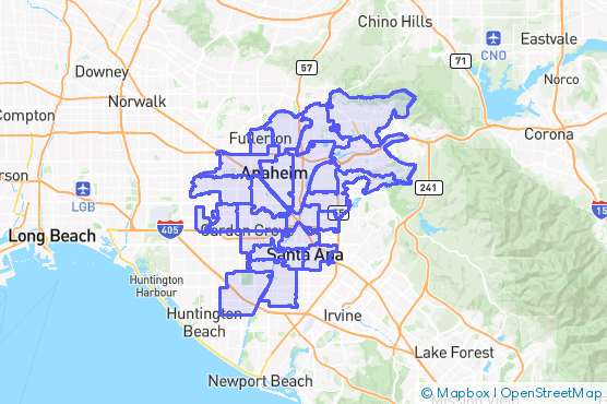 Service Area Map
