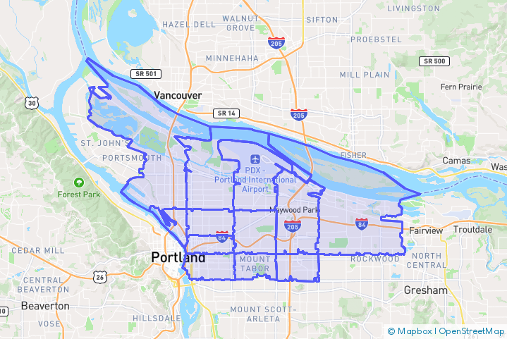 Service Area Map