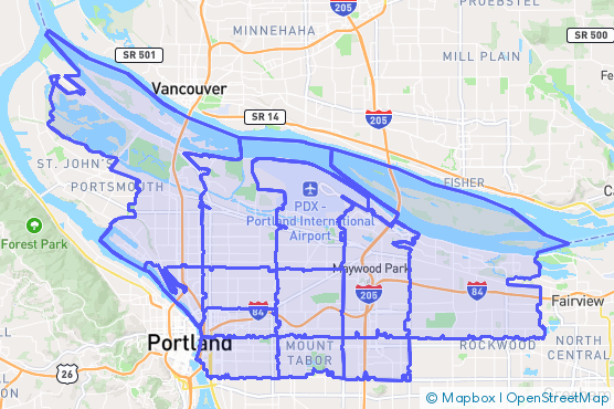 Service Area Map
