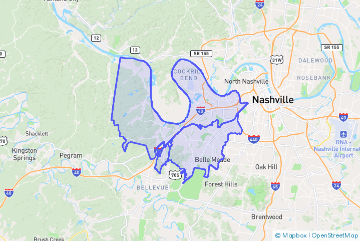 Service Area Map