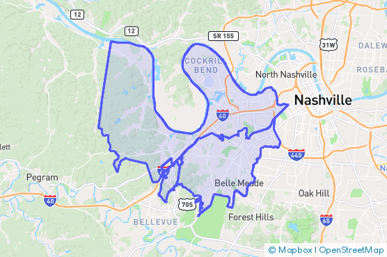 Service Area Map