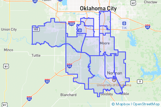 Service Area Map