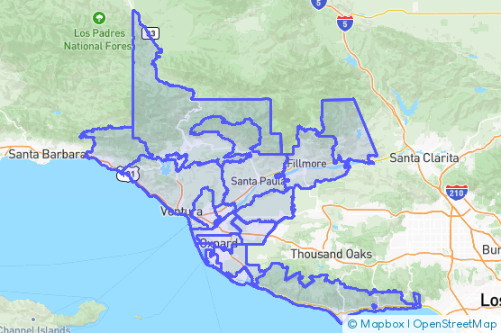 Service Area Map