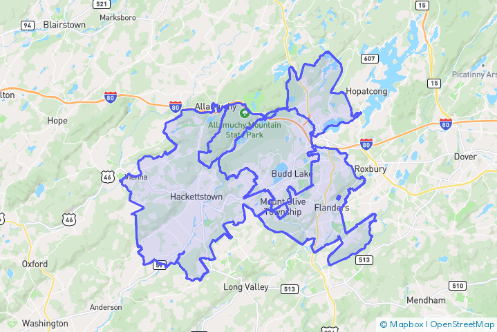 Service Area Map