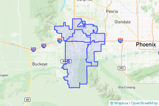Service Area Map