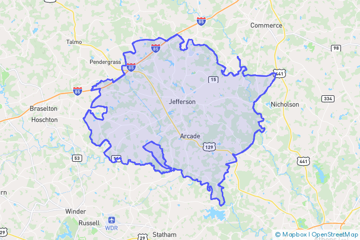 Service Area Map